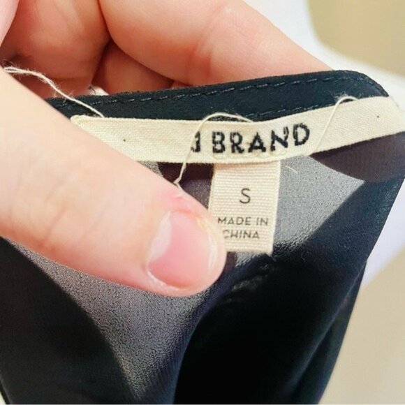 J Brand Black Sleeveless Blouse Small - Picture 3 of 7